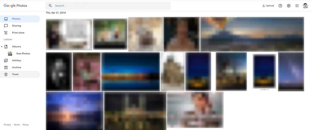 Google Photos screenshot